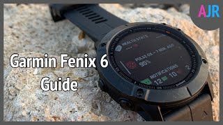 The Garmin Fenix 6 guide 16 tips for settings maps music battery data screens and Connect IQ [upl. by Eenwahs316]