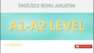 A1A2 İNGİLİZCE TEK VİDEOda  3 Aylık kurs 2 saat 15 dk [upl. by Allveta44]