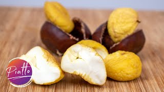 How to Peel Chestnuts Easily Quickly Safely [upl. by Monto]