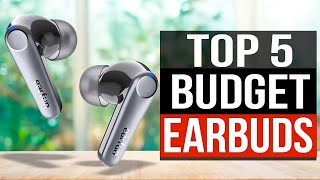 TOP 5 Best Budget Earbuds 2023 [upl. by Yarised]