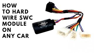 How To Hard Wire SWC  Steering Wheel Control Harness [upl. by Nashbar838]