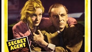 Alfred Hitchcock  Secret Agent  Best old movie [upl. by Cocks561]