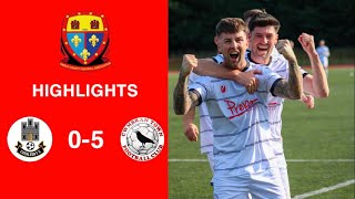 Caerleon 05 Cwmbrân Town  Gwent FA Senior cup  Quarter final highlights [upl. by Nylanna814]