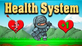 How to Make A Simple HEALTH SYSTEM in Unity [upl. by Ayian]