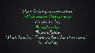 What Is This Feeling Lyrics WIcked [upl. by Lorrie816]