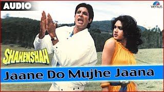 Shahenshah  Jaane Do Mujhe Jaana Full Audio Song With Lyrics  Amitabh Bachchan Meenakshi Seshadri [upl. by Roosevelt]