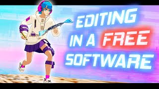 Editing a Fortnite Montage in a FREE Software [upl. by Elehcin]