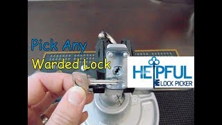 103 How To Pick Any Warded Lock [upl. by Adliw]