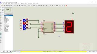 Seven Segment Display amp 7447 decoder [upl. by Chet]