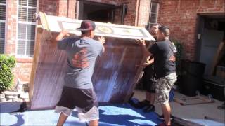 How to move a big heavy antique piece of furniture [upl. by Schwing888]