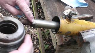 How to Rebuild a Leaking Hydraulic Ram from Start to Finish [upl. by Cavallaro]