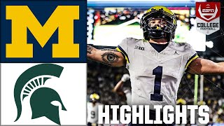 Michigan Wolverines vs Michigan State Spartans  Full Game Highlights [upl. by Namyaw]