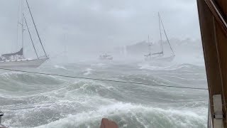 Boat Technician Films Storm At Cape Cod [upl. by Huttan]