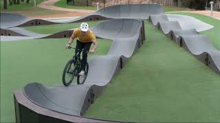 Ryan Gilchrist rides World Cup Pump Track [upl. by Atteoj943]