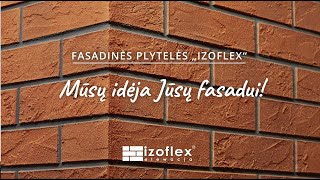 Fasadinės plytelės „Izoflex“  Montavimo instrukcija LT [upl. by Cherianne225]