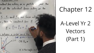 Edexcel ALevel Maths Vectors Part 1 [upl. by Neerom]