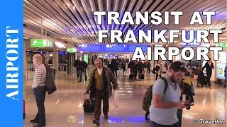 TRANSIT WALK AT FRANKFURT Airport FRA Terminal 1  Connection Flight Transfer Arriving amp Departing [upl. by Dietrich]