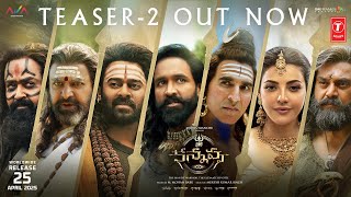 Kannappa Official Teaser2 Telugu  Vishnu Manchu  Mohan Babu  Prabhas  Mohanlal  Akshay Kumar [upl. by Noorah492]