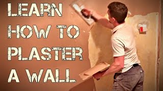 How To Plaster A Wall  Plastering For Beginners [upl. by Hirschfeld]