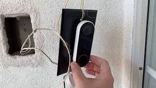 Install Nest Hello over Nutone intercom doorbell [upl. by Yllrebmik]