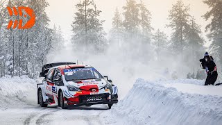 Best of Arctic Rally Finland 2021  Maximum Attack On The Limit Action [upl. by Tnahsarp291]