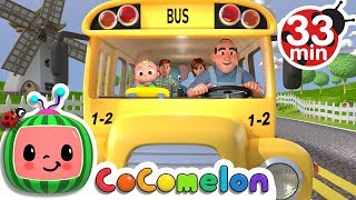 Wheels on the Bus  More Nursery Rhymes amp Kids Songs  CoComelon [upl. by Arrad]