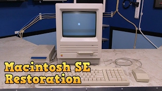 Macintosh SE Restoration and SD2SCSI upgrade [upl. by Vasya]