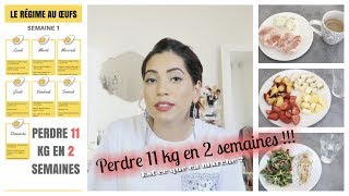 Je teste le régime aux Oeufs  Perdre 11 kg en 2 semaines   ça fonctionne [upl. by Hazeghi]