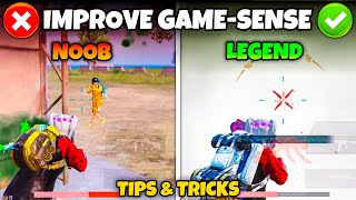 HOW TO IMPROVE GAME SENSE IN PUBG MOBILE🔥GAME SENSE TIPS amp TRICKS BGMI [upl. by Ydissak492]