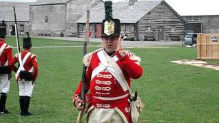 Musket Demonstration at Fort Niagara [upl. by Awuhsoj]