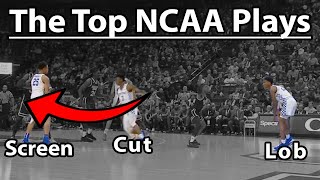 The 10 Plays Used by Every College Basketball Team [upl. by Aettam]