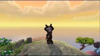 Female Pandaren Dance with music  MoP BETA [upl. by Fernanda585]