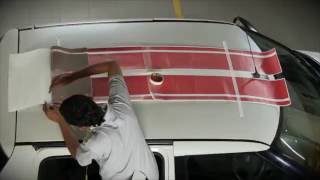 How to apply Racing Stripes on Cars  3M 1080 Wrap Series Film [upl. by Lanevuj228]