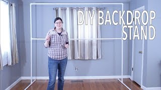 DIY PVC Backdrop  Party Planning How Tos [upl. by Anyer]