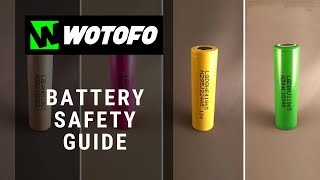 Wotofo Guide to Vaping How To Choose Safe Battery for Vaping [upl. by Anirdnaxela293]