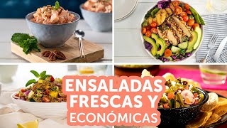 Ensaladas frescas y económicas  Kiwilimón [upl. by Lyns]