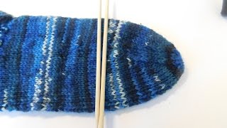 Socken stricken Tutorial  Teil 5  Die Sockenspitze [upl. by Miyasawa]