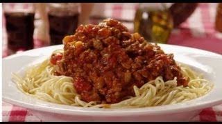 How to Make Meaty Spaghetti Sauce  Pasta Recipe  Allrecipescom [upl. by Philipines]