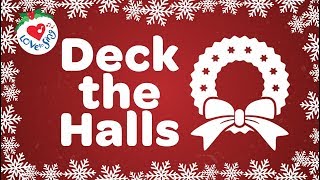 Deck the Halls with Lyrics HD  Christmas Songs and Carols [upl. by Abixah]