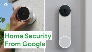 Home Security With the New Nest Cams and Doorbell From Google [upl. by Inalawi]