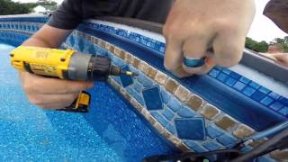 How to assemble and install a pool skimmer [upl. by Volding]