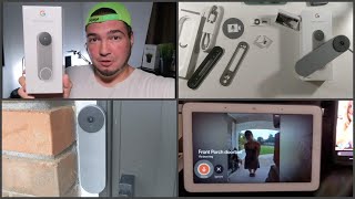 Nest Doorbell Battery Setup Installation amp Unboxing [upl. by Heppman]