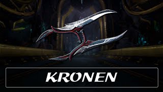 Warframe Weapon Encyclopedia  Kronen 2022 [upl. by Sisely]