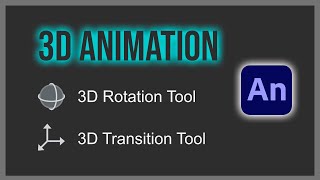 3D Animation in Animate CC How to use quot3D Rotationquot amp quot3D Transitionquot tools [upl. by Platto955]