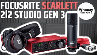 Focusrite Scarlett 2i2 Studio 3rd Gen Unboxing  Bundle Review Part 1 [upl. by Ahsenit225]