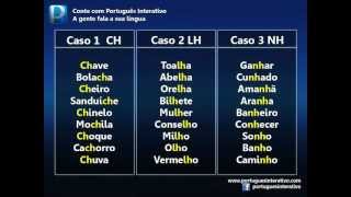 Fonética do português brasileiro  dígrafos CH LH e NH [upl. by Hallerson408]