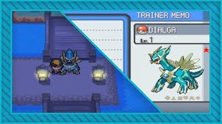 LIVE Shiny Sinjoh Ruins Dialga after 4226 SRs in HeartGold  Arceus distribution cartridge [upl. by Belter894]