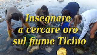 Insegnare a cercare oro sul fiume Ticino [upl. by Bove]