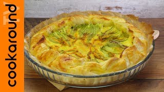 Torta salata ai fiori di zucca [upl. by Enelyt]