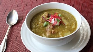 Chili Verde Recipe  Easy Pork amp Tomatillo Stew  How to Make Green Chili [upl. by Bette]